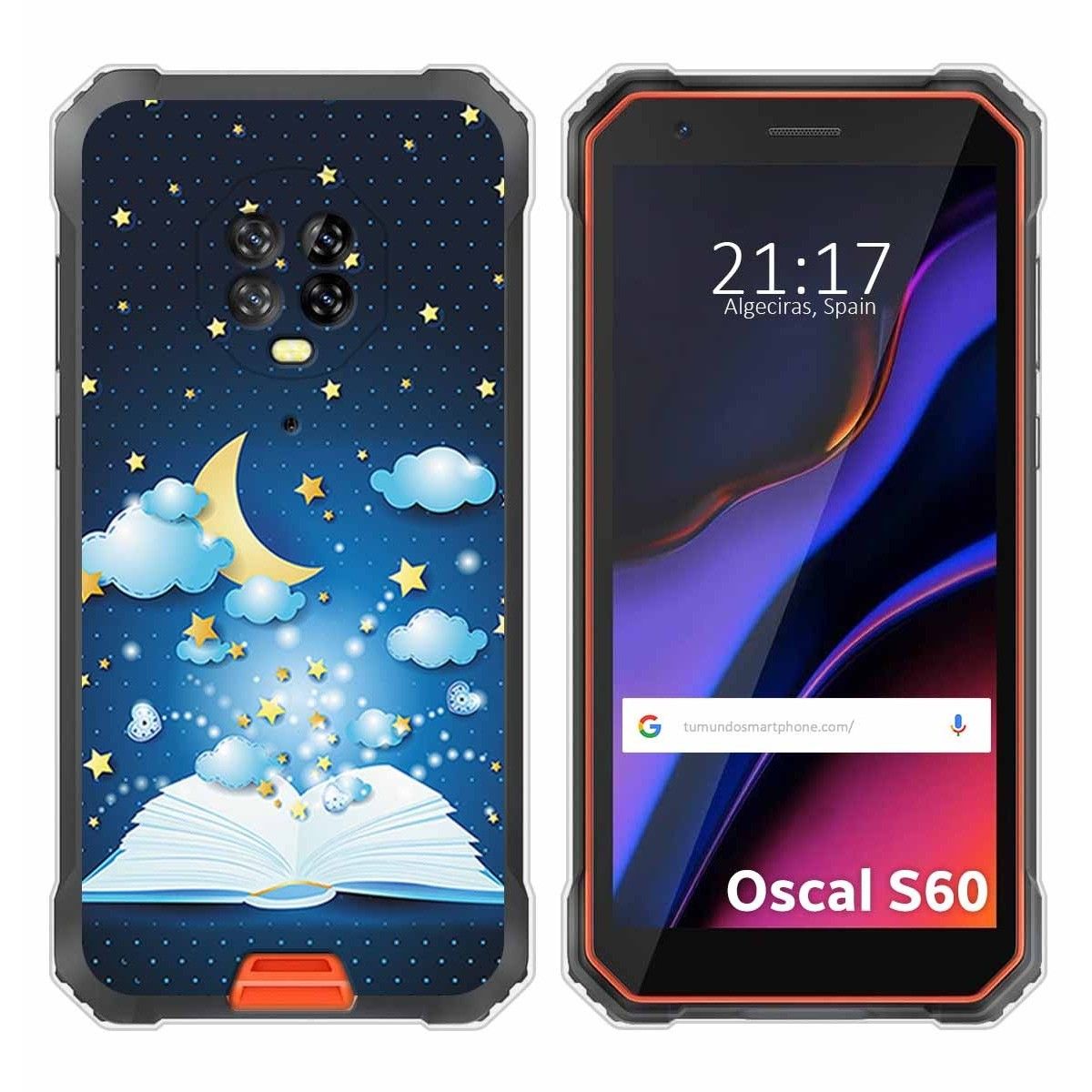 Funda Silicona para Blackview Oscal S60 / S60 Pro diseño Libro Cuentos Dibujos