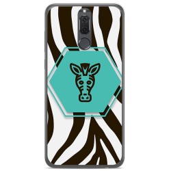 Funda Gel Tpu para Huawei Mate 10 Lite Diseño Cebra Dibujos