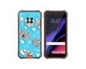 Funda Silicona para Blackview Oscal S60 / S60 Pro diseño Mariposas Dibujos