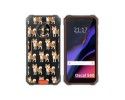 Funda Silicona Transparente para Blackview Oscal S60 / S60 Pro diseño Perros 08 Dibujos