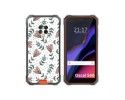 Funda Silicona Transparente para Blackview Oscal S60 / S60 Pro diseño Flores 01 Dibujos