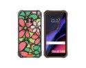 Funda Silicona Transparente para Blackview Oscal S60 / S60 Pro diseño Flores 02 Dibujos