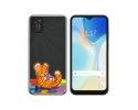 Funda Silicona Transparente para Doogee X93 diseño Leopardo Dibujos