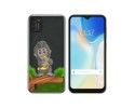 Funda Silicona Transparente para Doogee X93 diseño Mono Dibujos