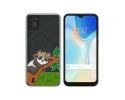 Funda Silicona Transparente para Doogee X93 diseño Panda Dibujos
