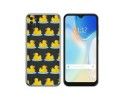 Funda Silicona Transparente para Doogee X93 diseño Pato Dibujos