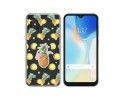 Funda Silicona Transparente para Doogee X93 diseño Piña Dibujos