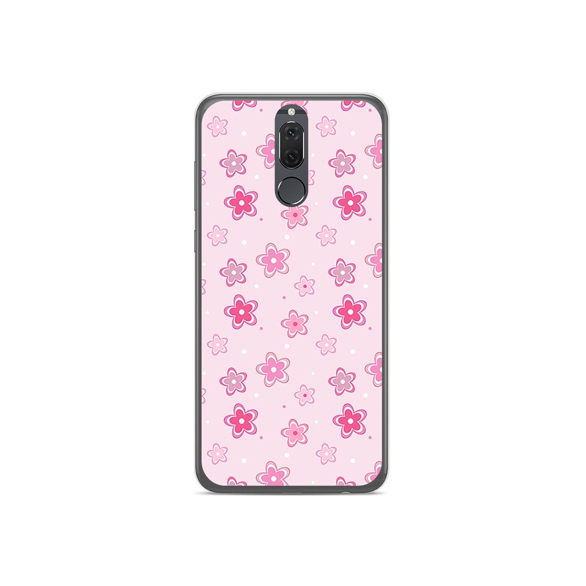 Funda Gel Tpu para Huawei Mate 10 Lite Diseño Flores Dibujos