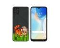 Funda Silicona Transparente para Doogee X93 diseño Tigre Dibujos