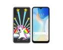 Funda Silicona Transparente para Doogee X93 diseño Unicornio Dibujos