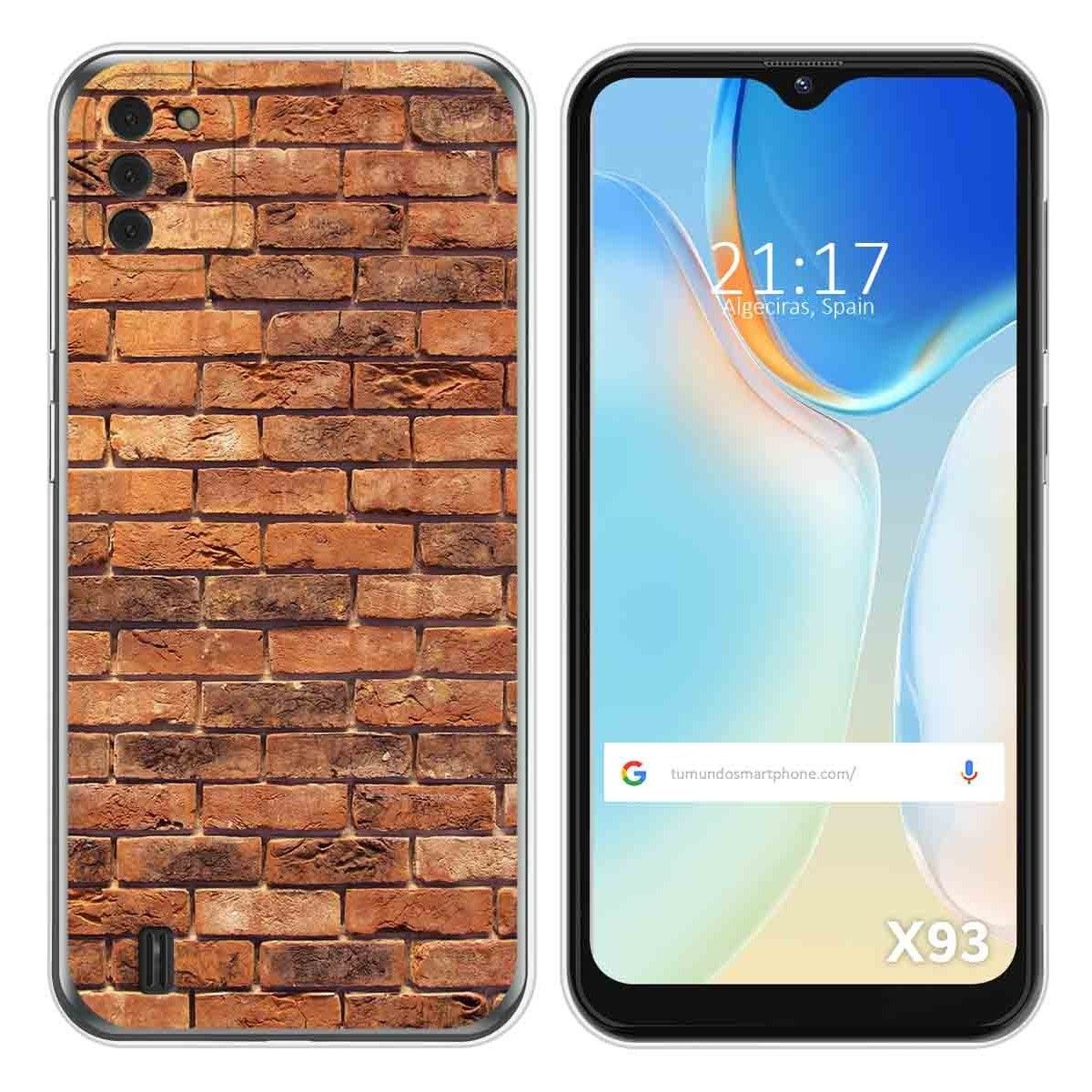 Funda Silicona para Doogee X93 diseño Ladrillo 04 Dibujos