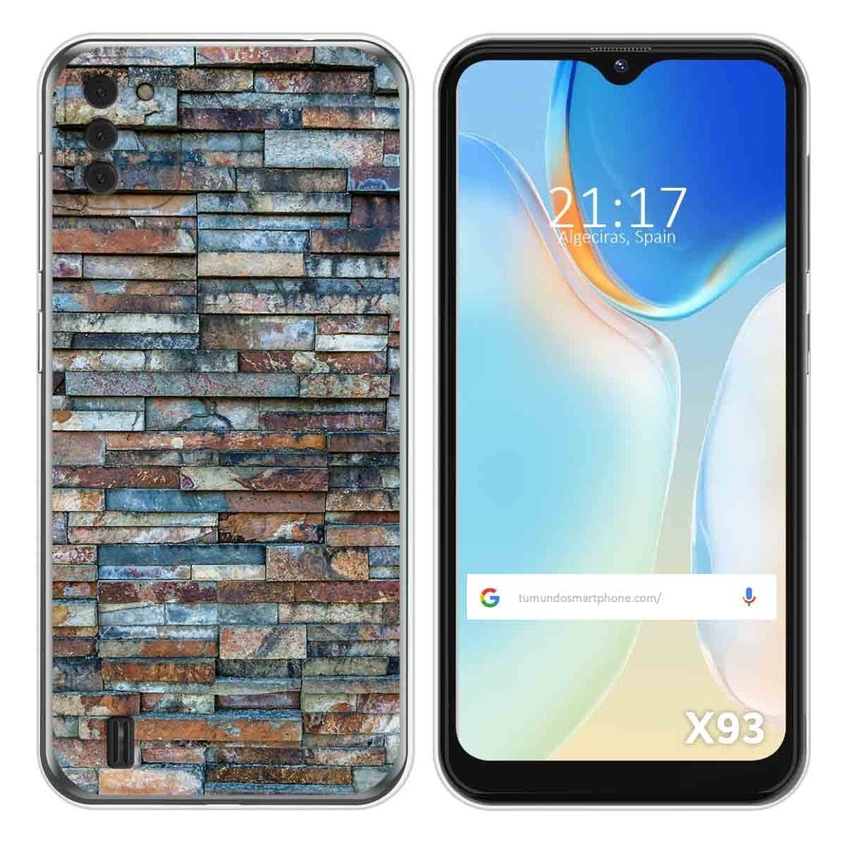 Funda Silicona para Doogee X93 diseño Ladrillo 05 Dibujos