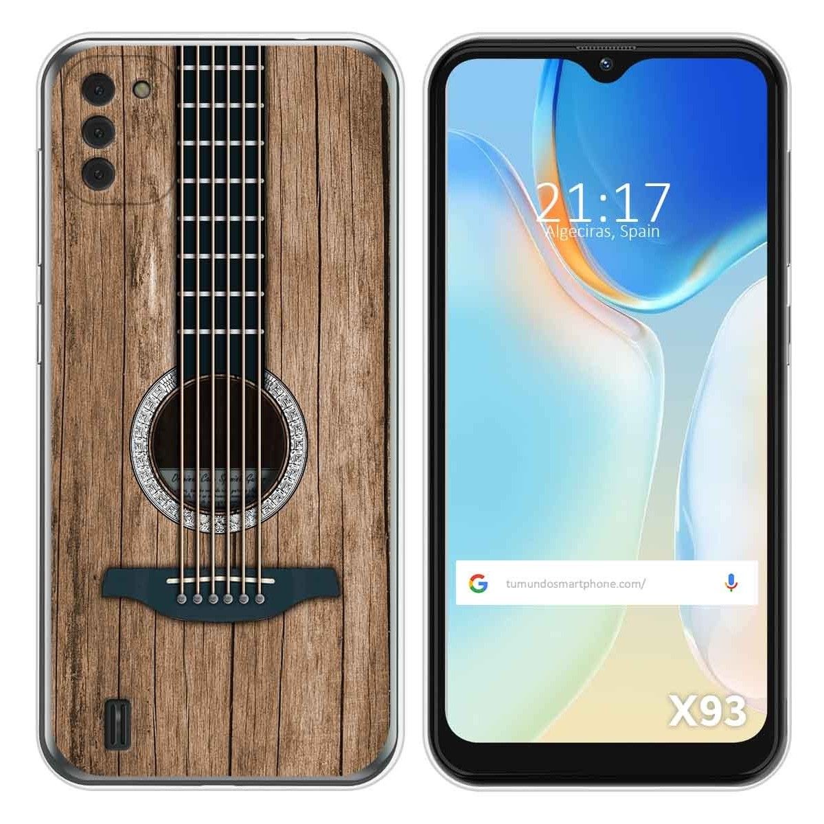 Funda Silicona para Doogee X93 diseño Madera 11 Dibujos