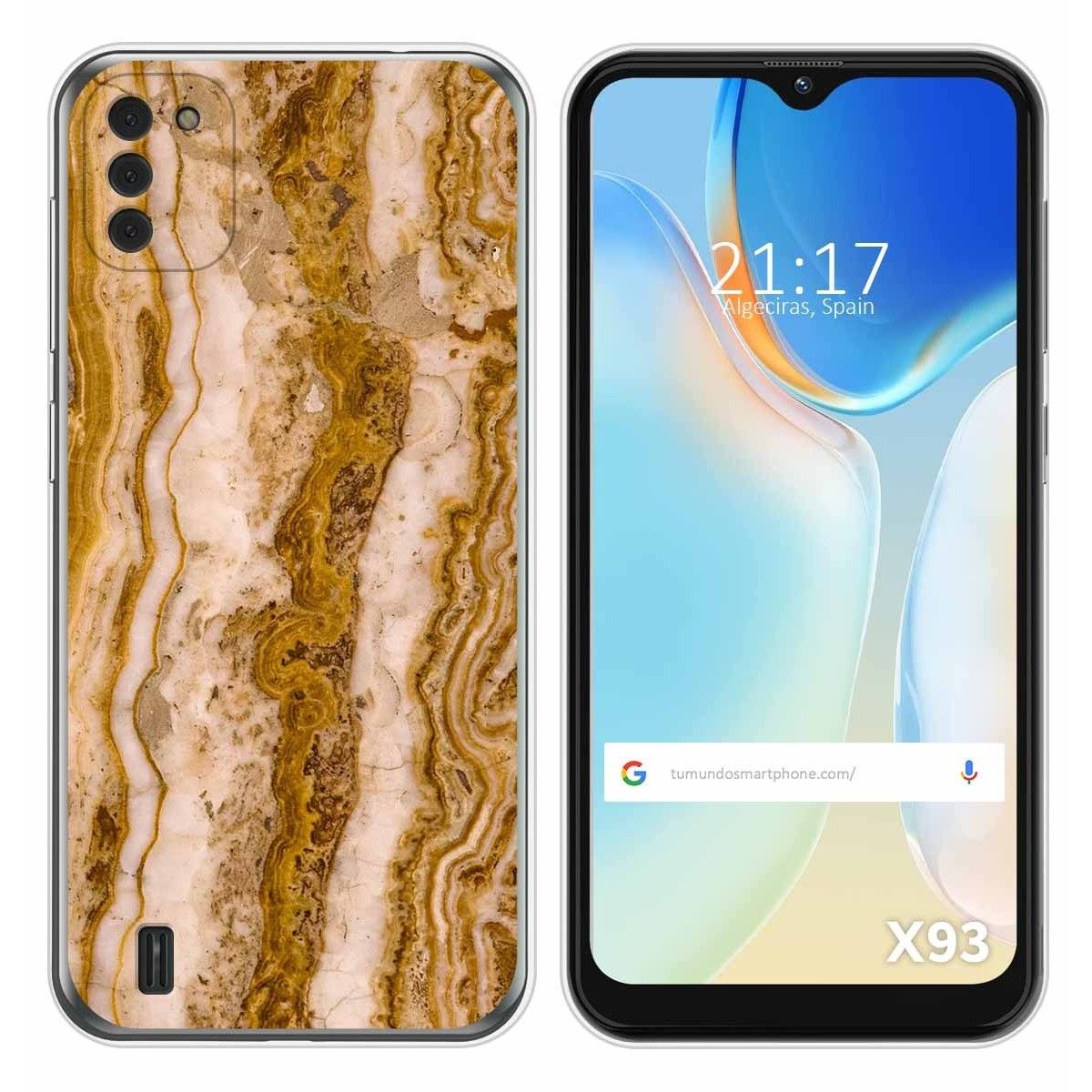 Funda Silicona para Doogee X93 diseño Mármol 10 Dibujos
