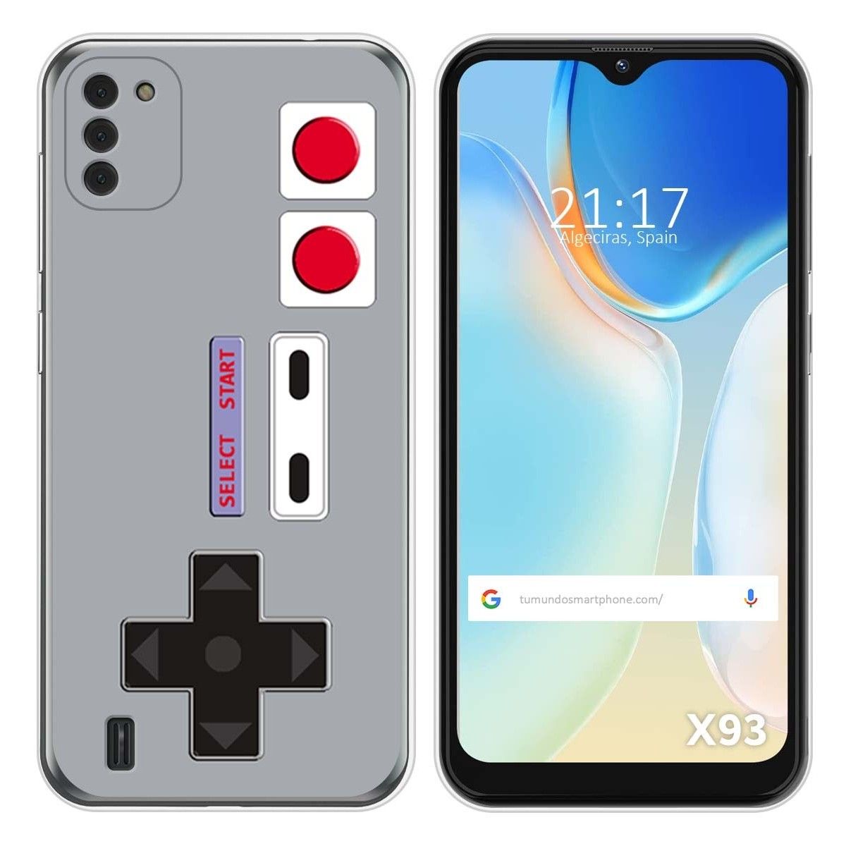 Funda Silicona para Doogee X93 diseño Consola Dibujos