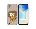 Funda Silicona para Doogee X93 diseño Leon Dibujos
