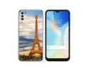 Funda Silicona para Doogee X93 diseño Paris Dibujos