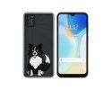 Funda Silicona Transparente para Doogee X93 diseño Perros 01 Dibujos