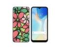 Funda Silicona Transparente para Doogee X93 diseño Flores 02 Dibujos