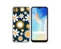 Funda Silicona Transparente para Doogee X93 diseño Flores 08 Dibujos