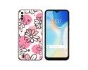Funda Silicona Transparente para Doogee X93 diseño Flores 09 Dibujos