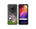 Funda Silicona Transparente para Ulefone Power Armor 14 / 14 Pro diseño Conejo Dibujos