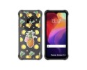 Funda Silicona Transparente para Ulefone Power Armor 14 / 14 Pro diseño Piña Dibujos