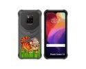 Funda Silicona Transparente para Ulefone Power Armor 14 / 14 Pro diseño Tigre Dibujos