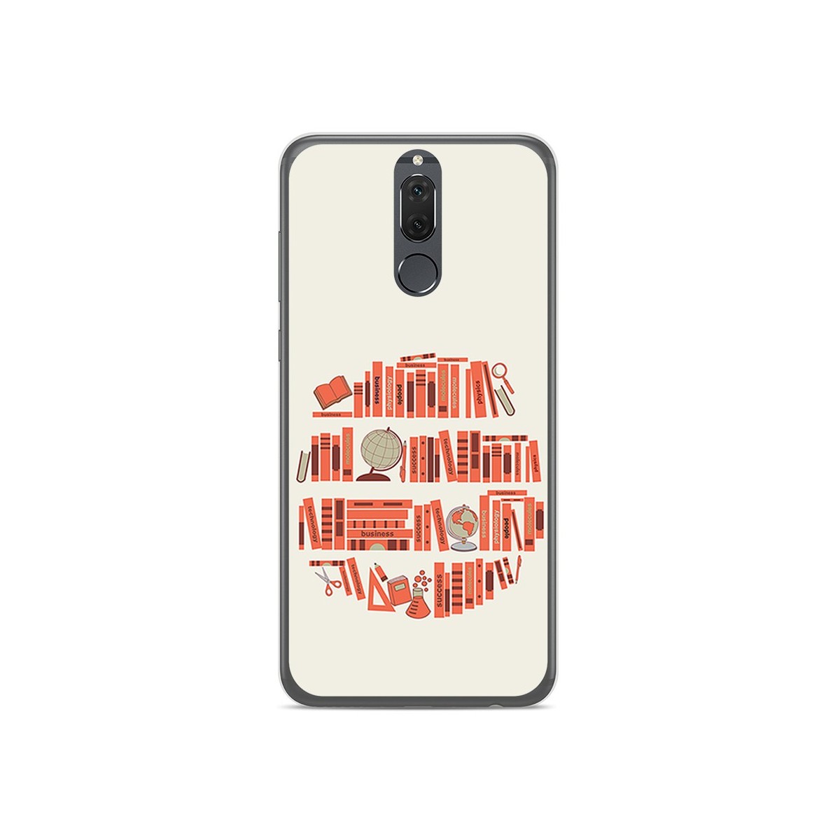 Funda Gel Tpu para Huawei Mate 10 Lite Diseño Mundo Libro Dibujos