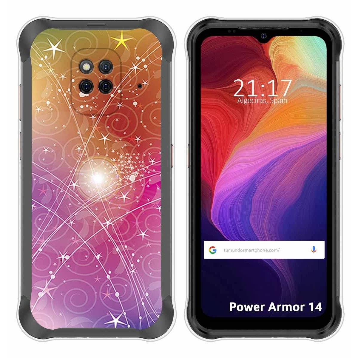 Funda Silicona para Ulefone Power Armor 14 / 14 Pro diseño Abstracto Dibujos