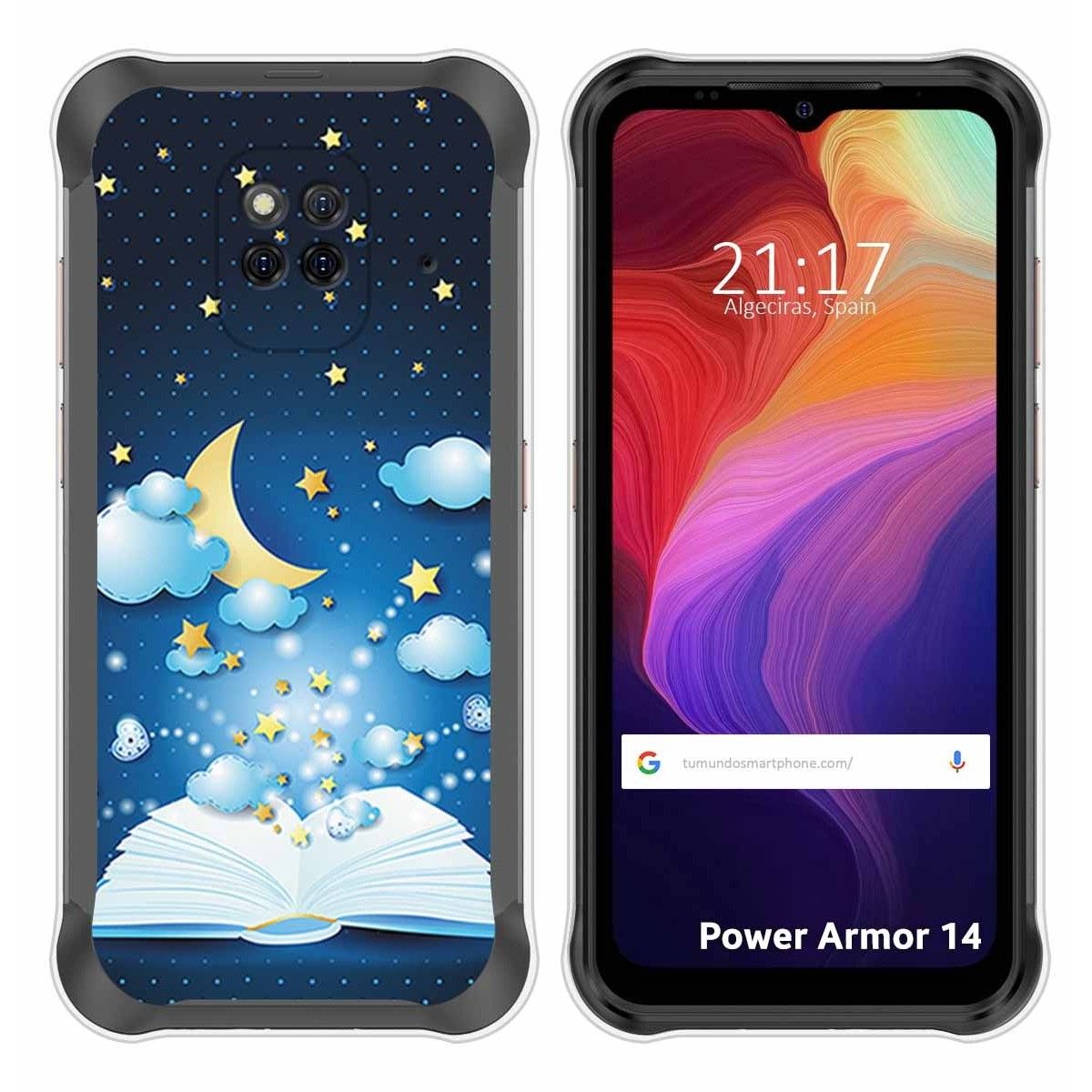 Funda Silicona para Ulefone Power Armor 14 / 14 Pro diseño Libro Cuentos Dibujos