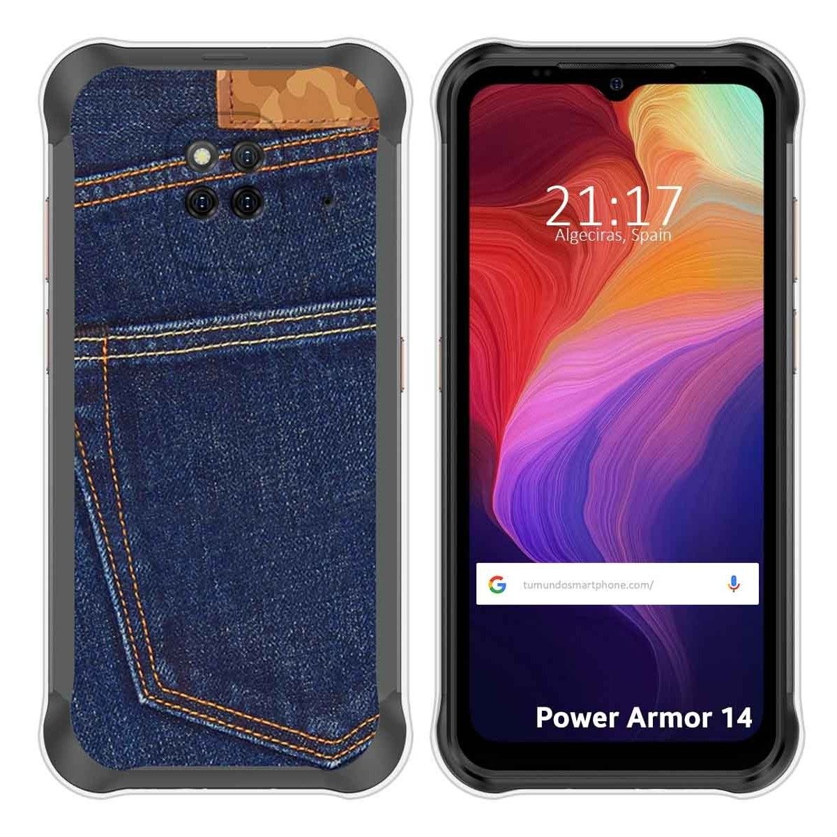 Funda Silicona para Ulefone Power Armor 14 / 14 Pro diseño Vaquero Dibujos