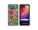 Funda Silicona Transparente para Ulefone Power Armor 14 / 14 Pro diseño Flores 02 Dibujos