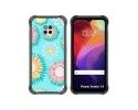 Funda Silicona Transparente para Ulefone Power Armor 14 / 14 Pro diseño Flores 05 Dibujos