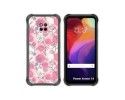 Funda Silicona Transparente para Ulefone Power Armor 14 / 14 Pro diseño Flores 07 Dibujos