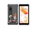 Funda Silicona Transparente para Ulefone Armor X10 / X10 Pro diseño Avestruz Dibujos
