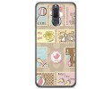 Funda Gel Tpu para Huawei Mate 10 Lite Diseño Sellos Dibujos