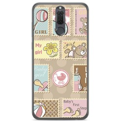 Funda Gel Tpu para Huawei Mate 10 Lite Diseño Sellos Dibujos
