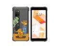 Funda Silicona Transparente para Ulefone Armor X10 / X10 Pro diseño Jirafa Dibujos
