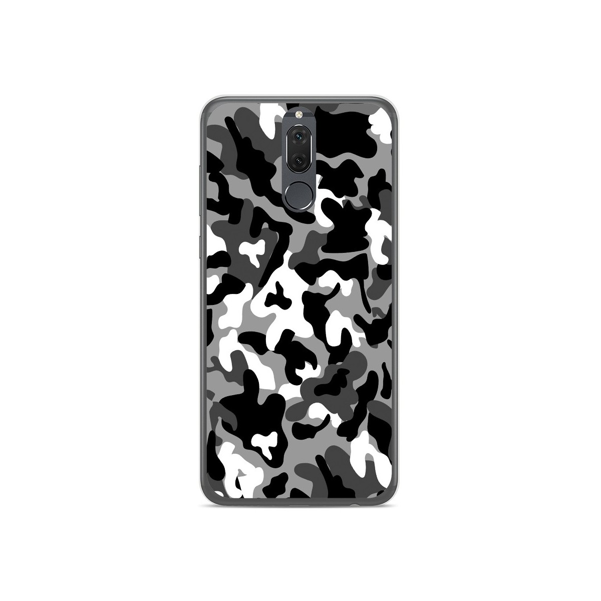 Funda Gel Tpu para Huawei Mate 10 Lite Diseño Snow Camuflaje Dibujos