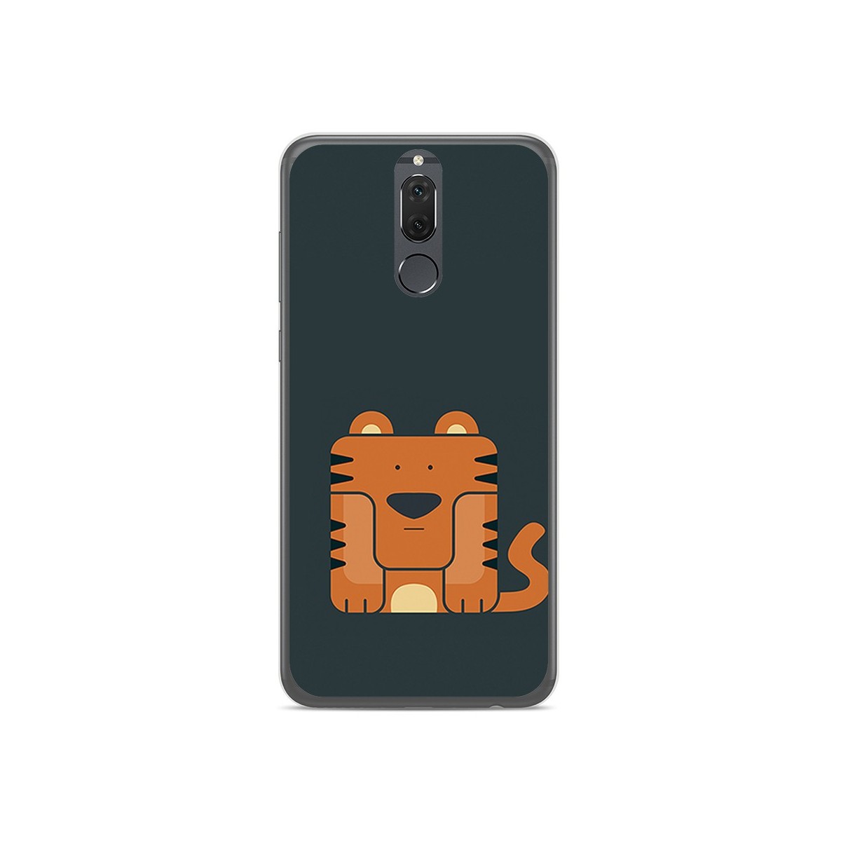 Funda Gel Tpu para Huawei Mate 10 Lite Diseño Tigre Dibujos