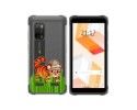 Funda Silicona Transparente para Ulefone Armor X10 / X10 Pro diseño Tigre Dibujos