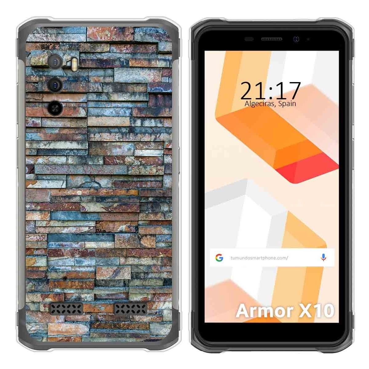 Funda Silicona para Ulefone Armor X10 / X10 Pro diseño Ladrillo 05 Dibujos