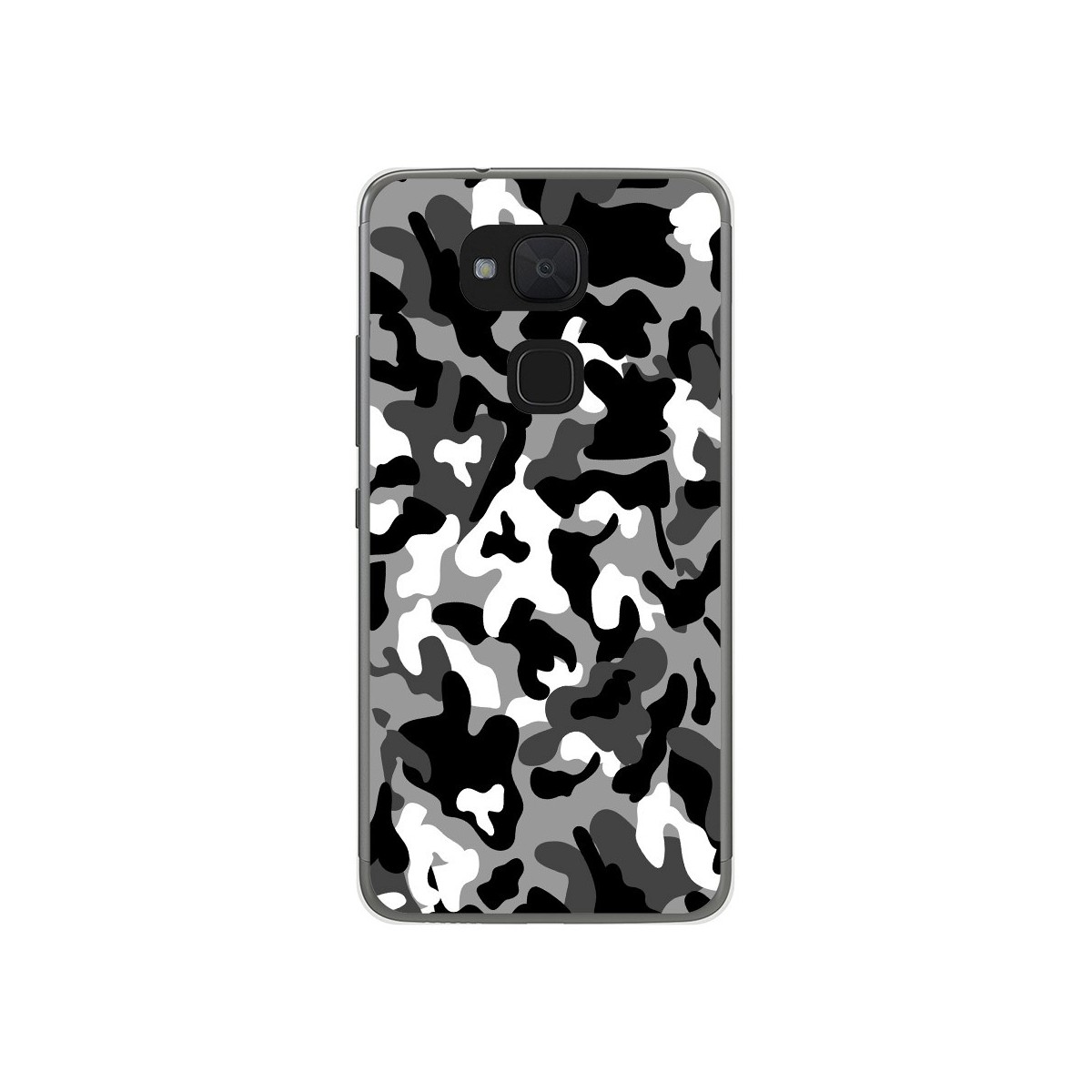 Funda Gel Tpu para Bq Aquaris V Plus / Vs Plus Diseño Snow Camuflaje Dibujos
