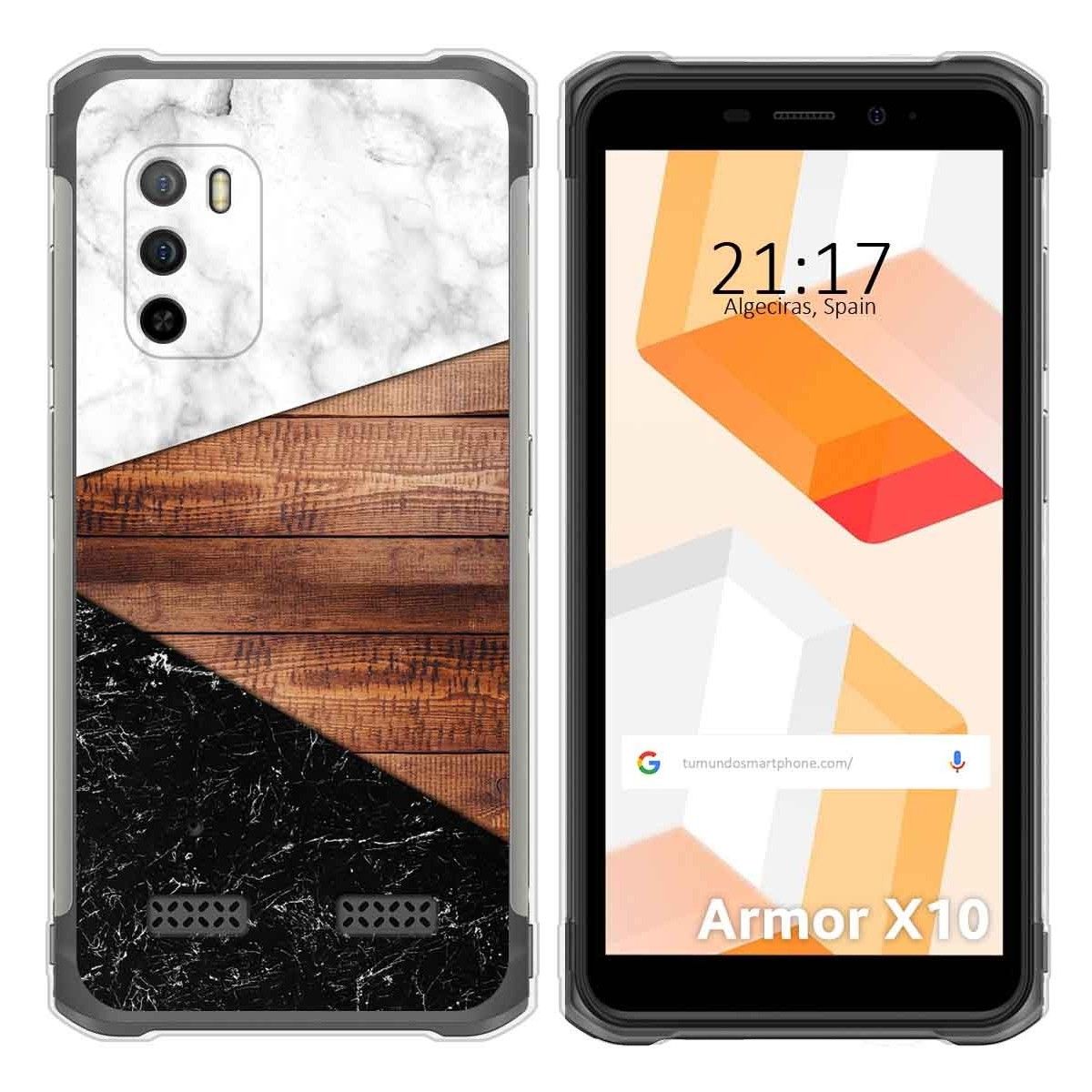Funda Silicona para Ulefone Armor X10 / X10 Pro diseño Mármol 11 Dibujos