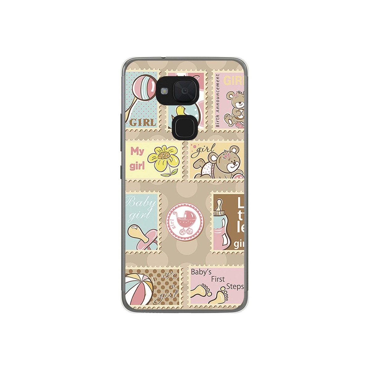 Funda Gel Tpu para Bq Aquaris V Plus / Vs Plus Diseño Sellos Dibujos
