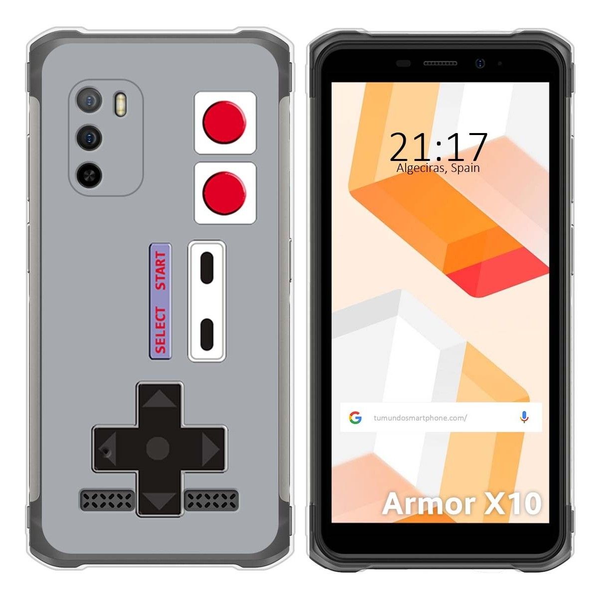 Funda Silicona para Ulefone Armor X10 / X10 Pro diseño Consola Dibujos