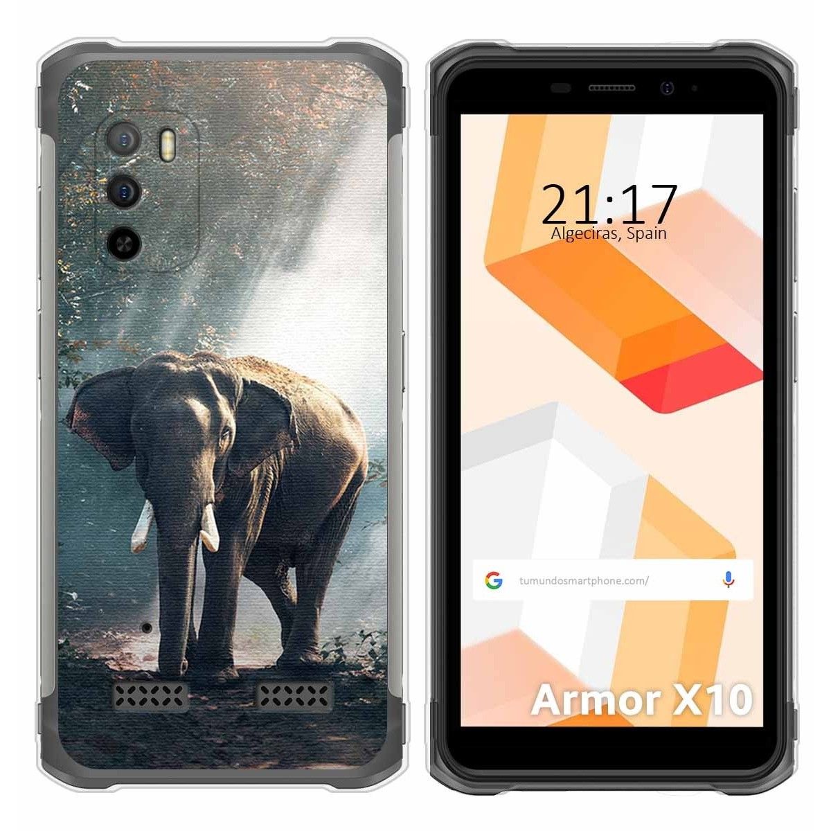 Funda Silicona para Ulefone Armor X10 / X10 Pro diseño Elefante Dibujos