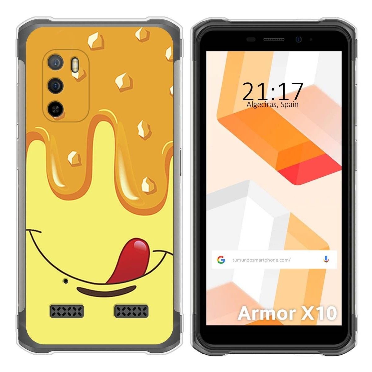 Funda Silicona para Ulefone Armor X10 / X10 Pro diseño Helado Vainilla Dibujos