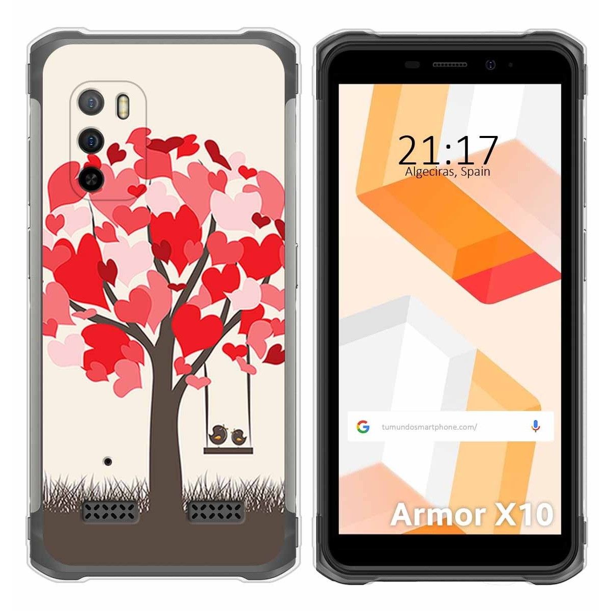 Funda Silicona para Ulefone Armor X10 / X10 Pro diseño Pajaritos Dibujos
